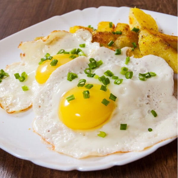 fried eggs 